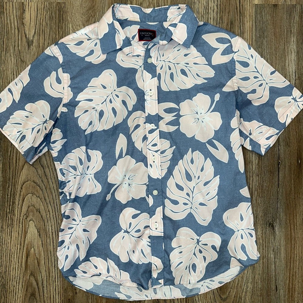 Vineyard Vines floral shirt - small